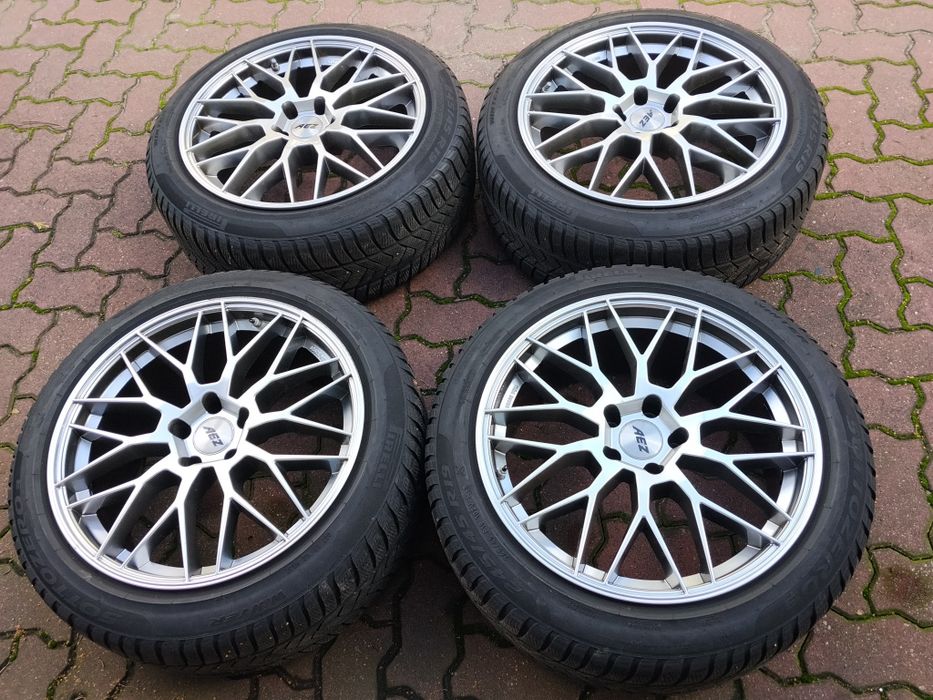 Felgi 19 AEZ Crest 5x112 ZIMA Audi Mercedes VW  Seat Skoda 245 45R19 Pirelli