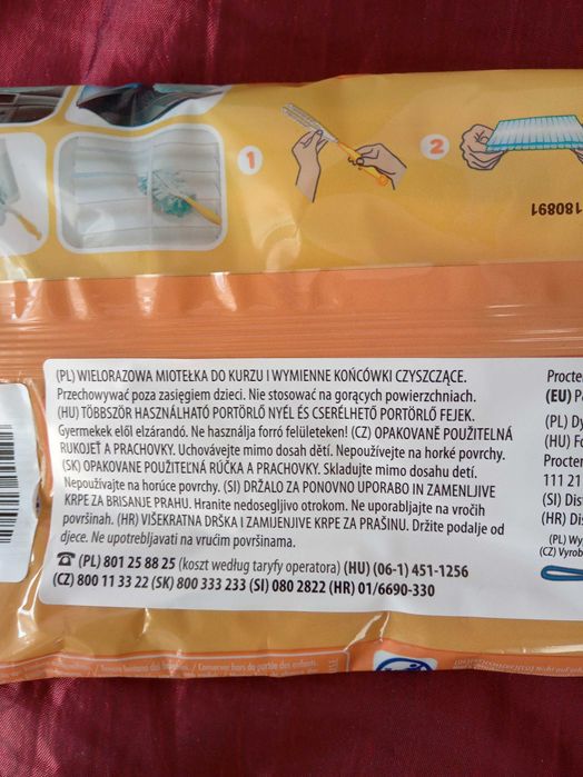 sprzedam nową wielorazową miotełkę z wymiennymi końcówkami