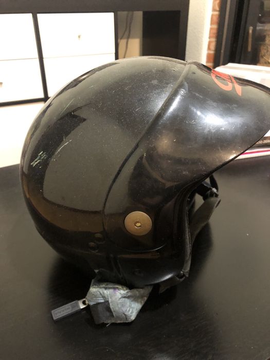Capacete aberto