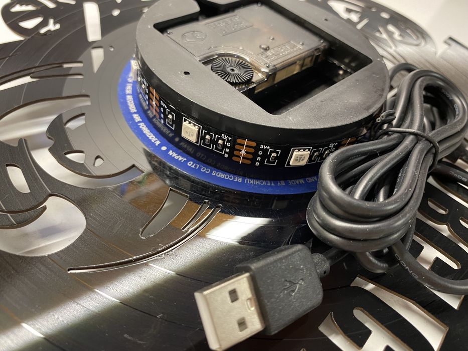 Relógio de Parede com Iluminação LED