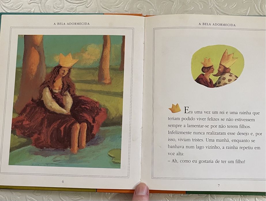 Livro: "A bela adormecida" (adaptado para crianças)