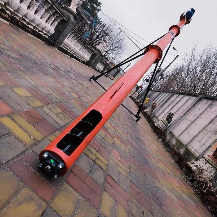 Шнековий навантажувач,гвинтовий конвеєр,Ø 108, 133, 159,протруювач