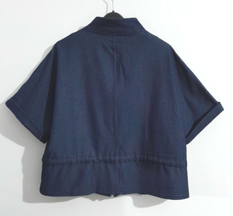 Blusa "Safari" azul da Zara T: M Nova c/ etiqueta