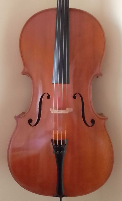 Bom violoncelo alemão, com certificado.
