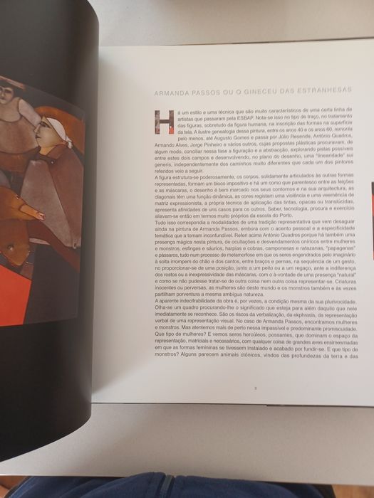 Livro de Arte de Armanda Passos