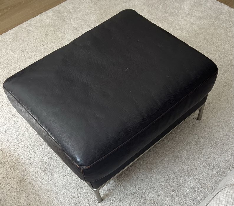 Repousa pés em pele ikea