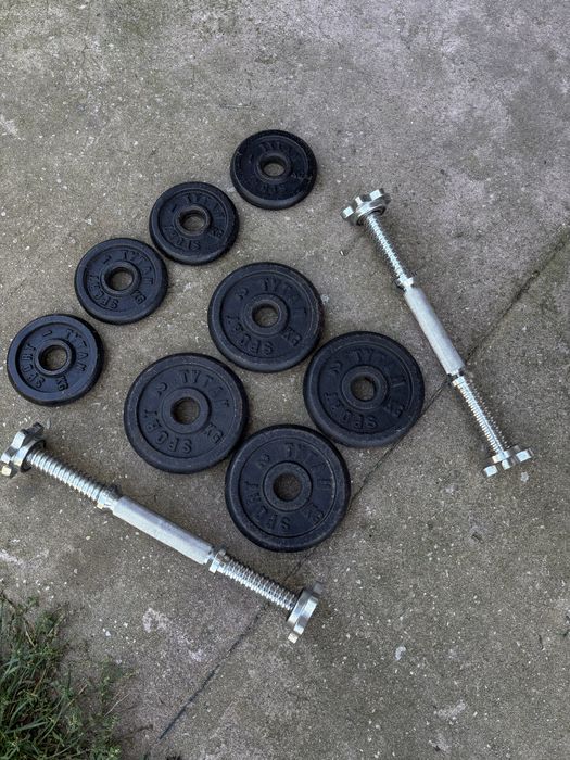 Hantle Tytan Sport Żeliwne Siłownia 2x7kg