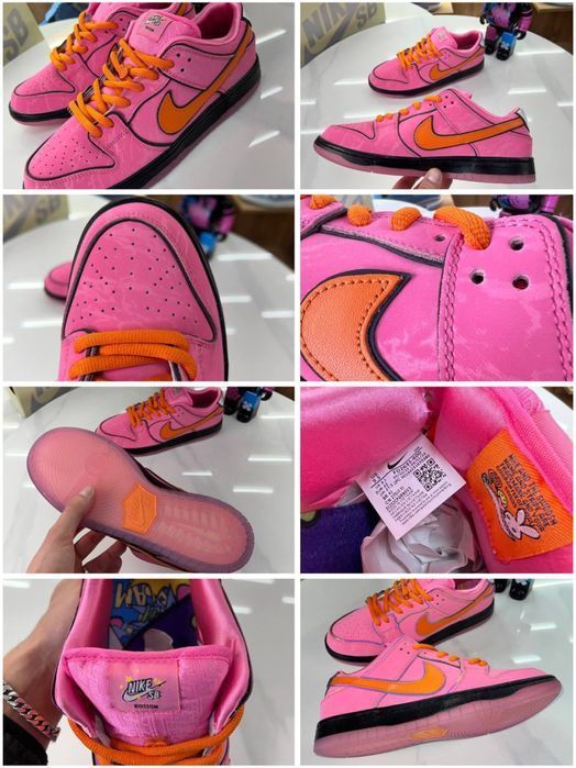 Кросівки Nike SB Dunk Low Blue x Pink x Green