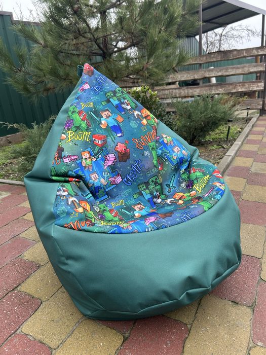 Крісло мішок, груша, пуф, мячь, бескаркасні меблі