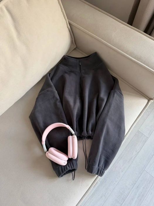 Жіночий худі фліс теплий Polar Fleece кофта оверсайз