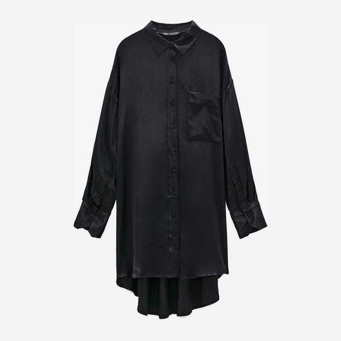Рубашка туника платье zara