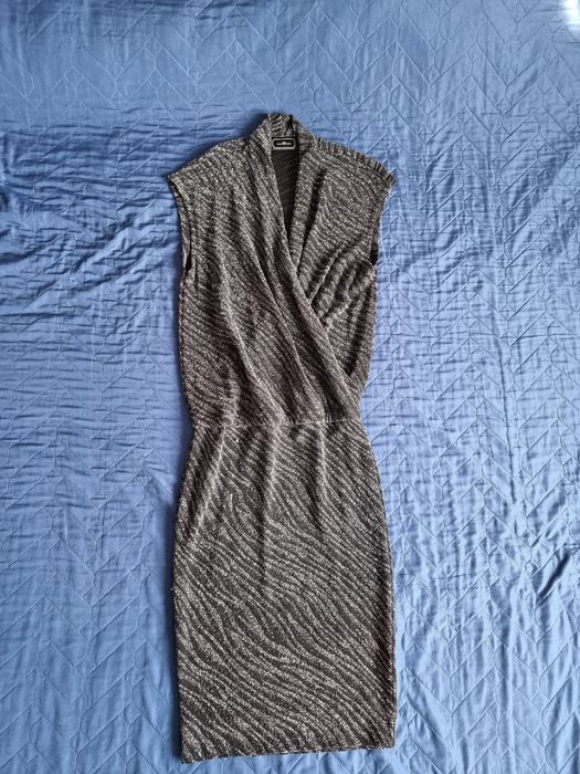 Sukienka karnawałowa srebrna nitka wizytowa  r