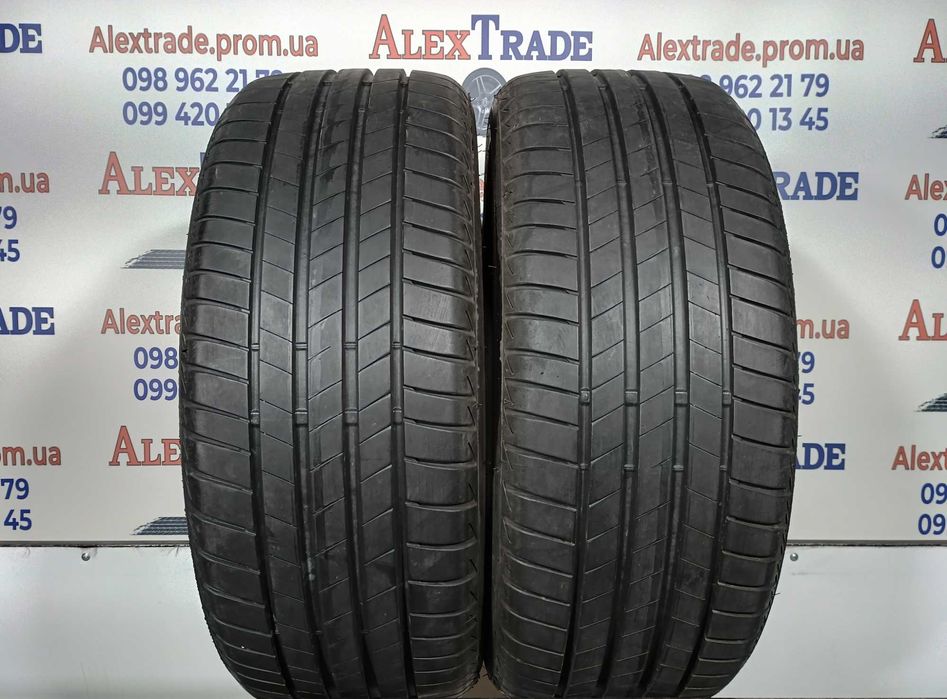 2шт 215/45 R17 Bridgestone Turanza T001 літні шини протектор 6мм