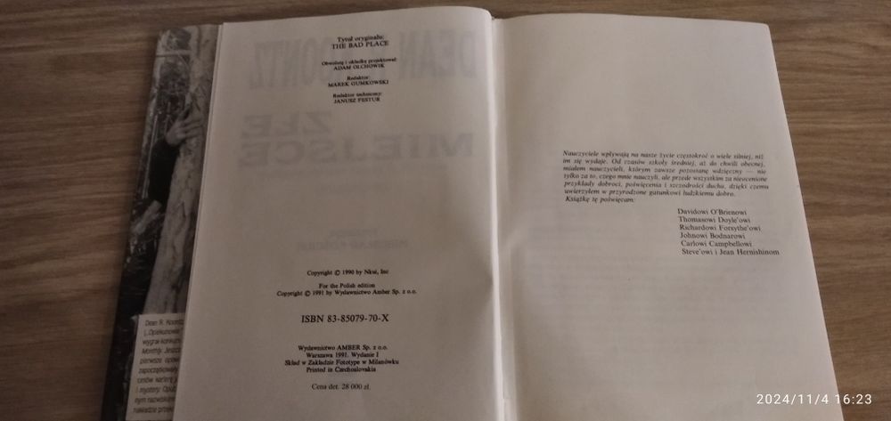 Horrory zestaw Dean Koontz 3 sztuki