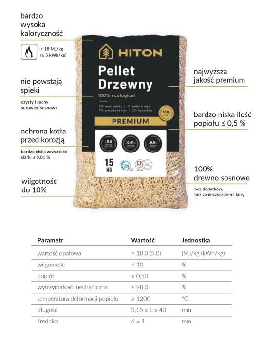 Pellet drzewny Certyfikowany