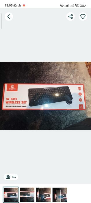 Безпровідна клавіатура та мишка Jw-6800 wireless set
