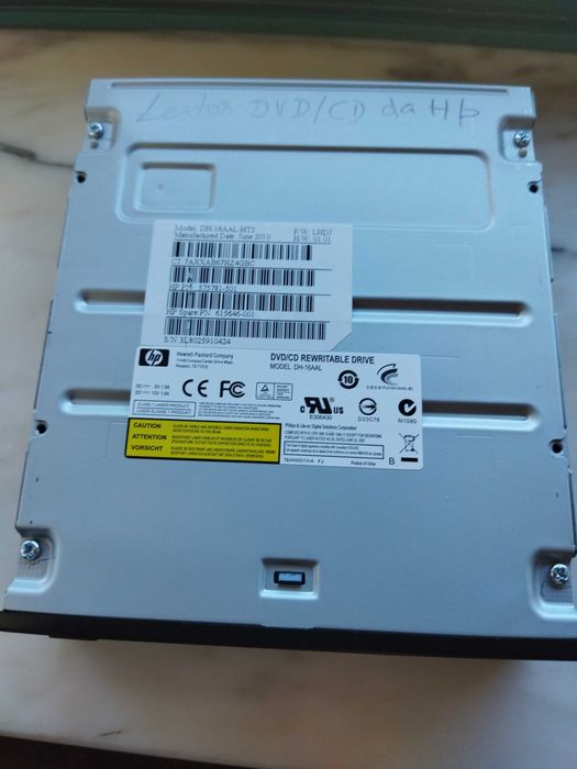 Leitor CD/DVD  da HP