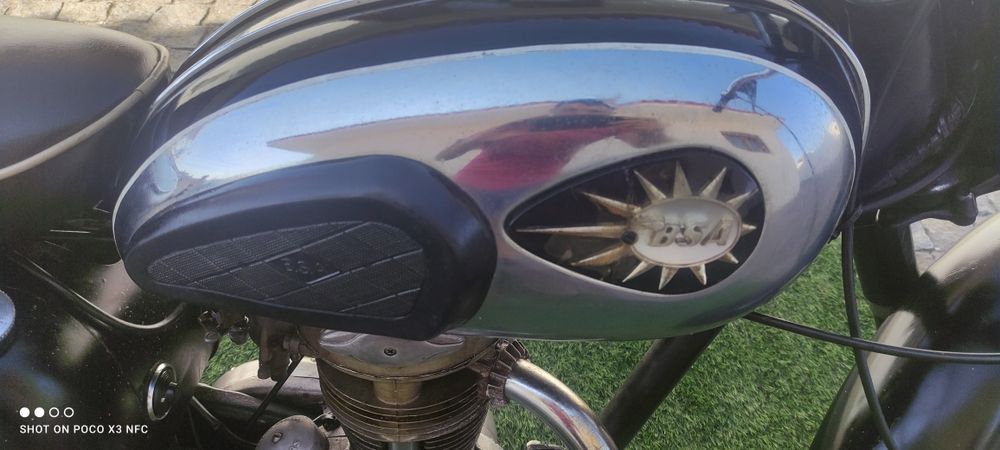 Bsa C15 preta de 1962