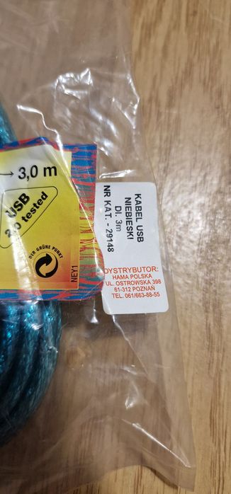 Kabel USB do drukarki 3m