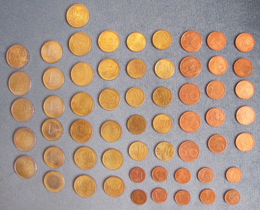 Монеты EURO обменяю по номиналу на банкноту.