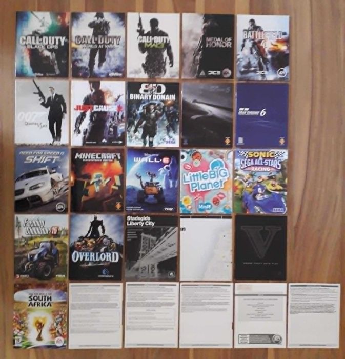 Playstation 3: Manuais e capas