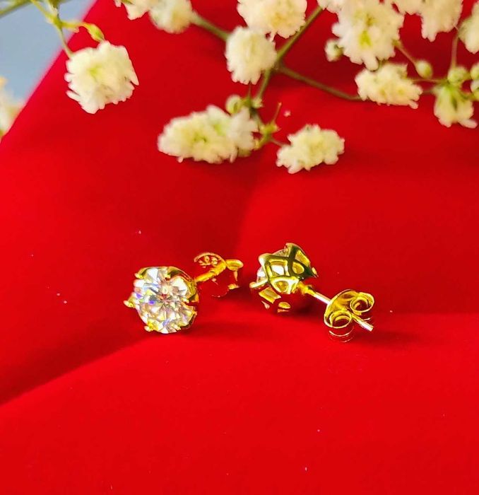 Kolczyki Srebrne Diament Moissanit 2x1CT VVS1-DGratisy:) Promocje !:)