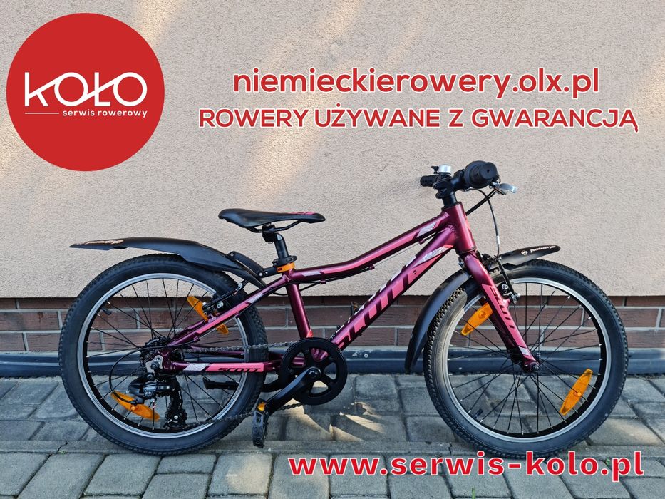 Rower dziecięcy SCOTT koła 20 SHIMANO aluminium rabat polecam okazja WYSYŁKA