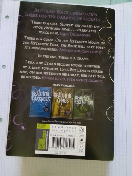 Livro "Beautiful Creatures" de Kami Garcia - EN