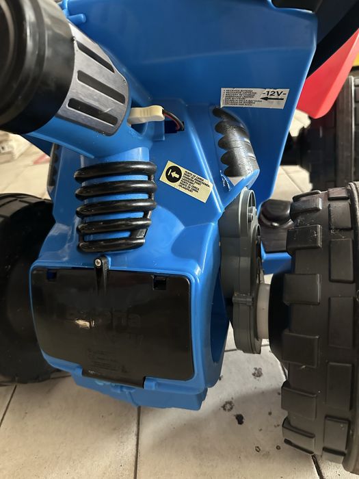 Moto 4 eletrica spiderman criança