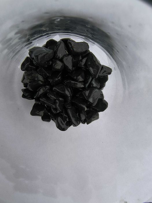 Żwir Czarny 5-9mm podłoże OTACZANY nie kaleczy ryb!!! akwarium żwirek