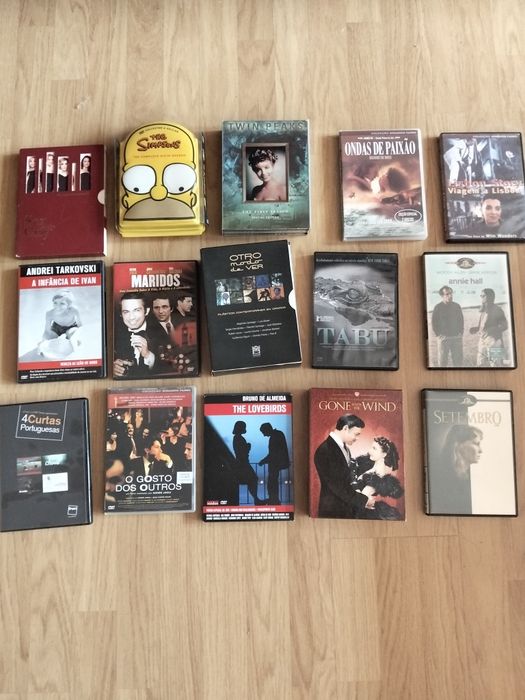 Conjunto de DVDs originais