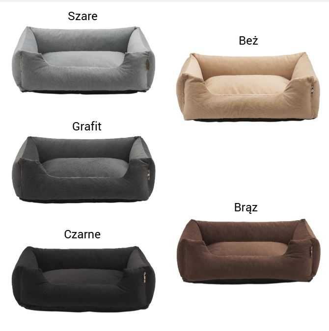 Legowisko dla psa 70 cm/55 cm rozm. M wygodna kanapa sofa Szare