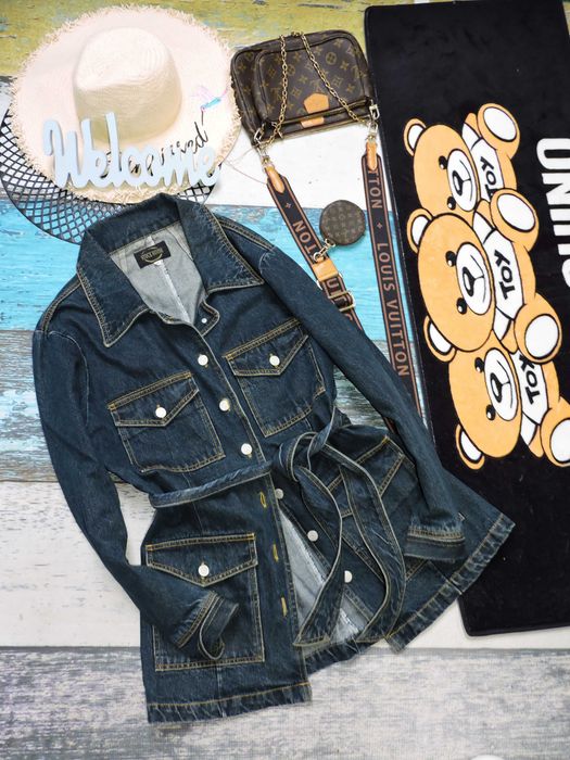 Stock House Kurteczka katana jeans pasek M