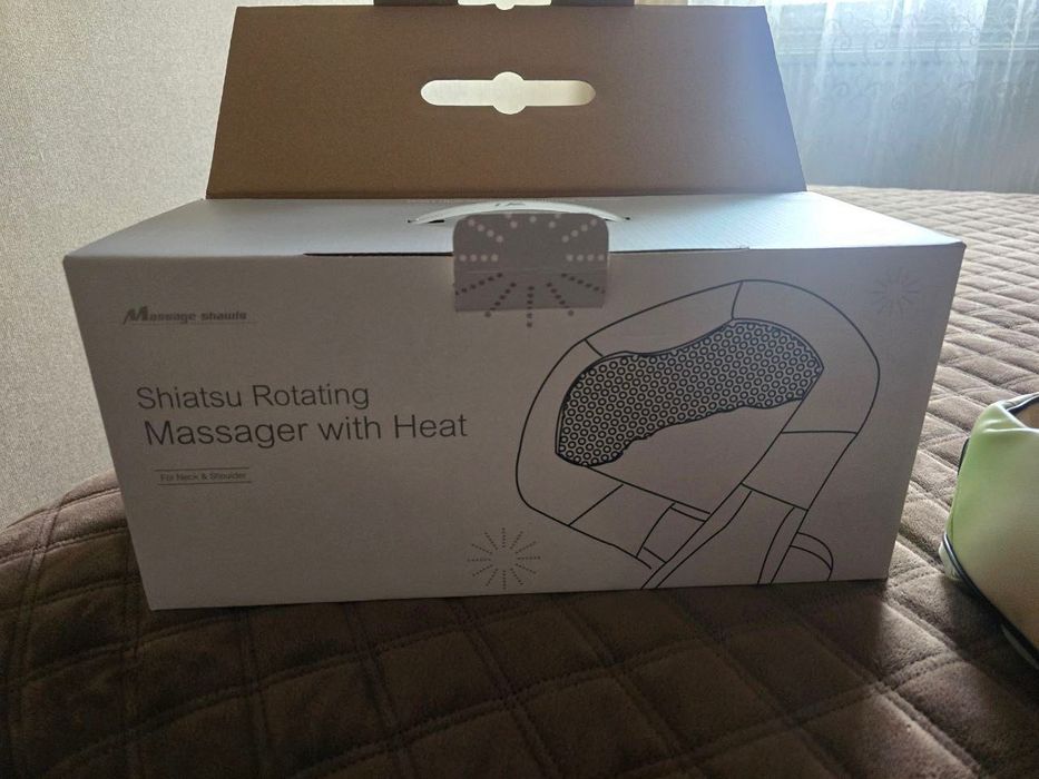 Массажер для всего тела 3D Shiatsu с прогревом