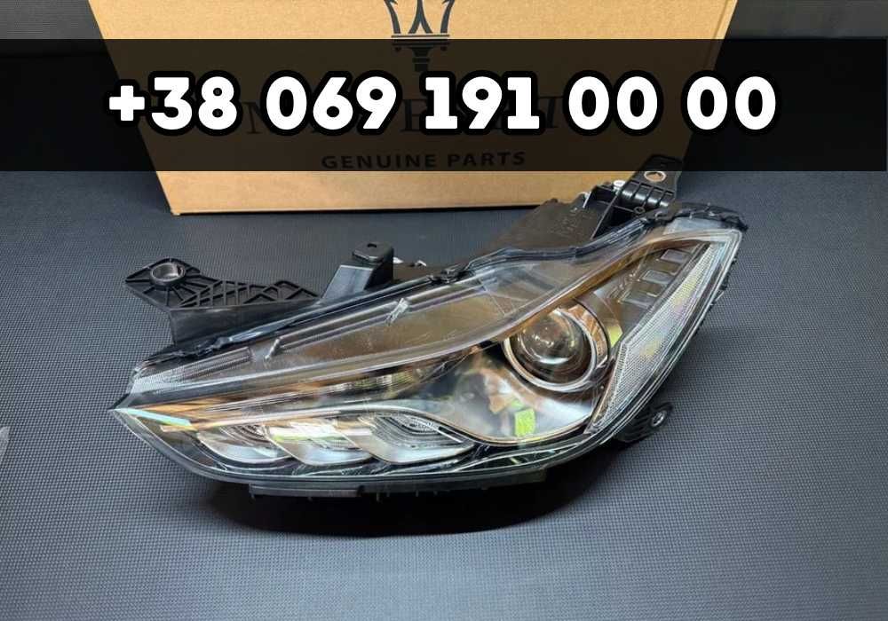 Оптика Maserati Ghibli США та Європа передні фари запчастини розборка