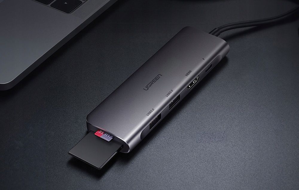 UGREEN Uno USB C Hub 10Gbps 4K 60Hz 6 w 1 100W Adapter USB C USB A i U