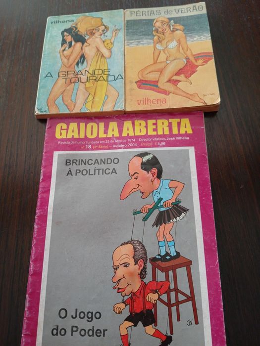 Gaiola Aberta raro - Brincando a Política de José Vilhena