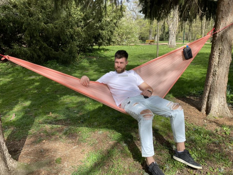 Продам надлегкий гамак з парашутної тканини