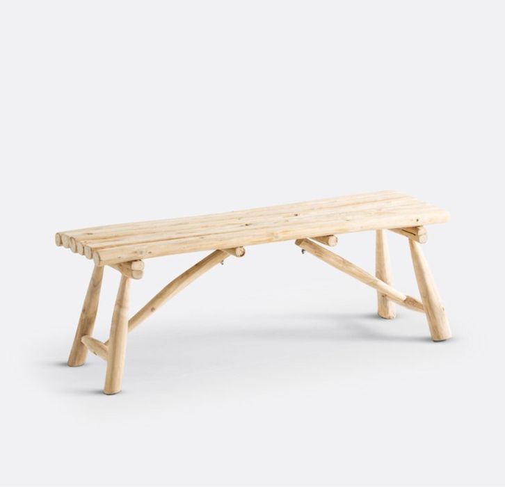 Banco de madeira estilo rústico NOVO