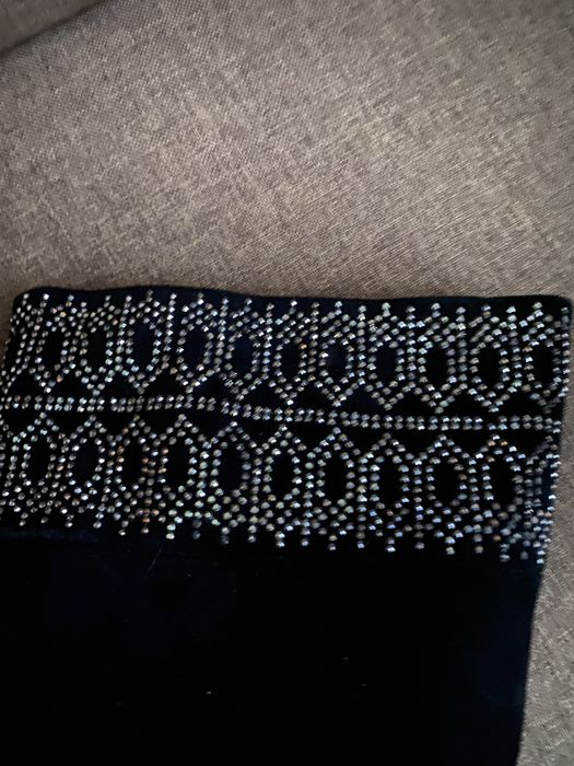 Красивые нарядные сапоги в натуральной замше 37 р