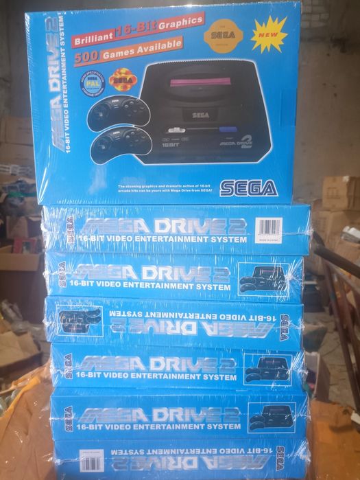 Игровая приставка sega mega drive 2 , Сега 16 бит