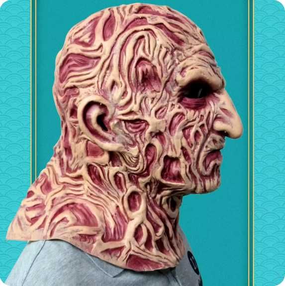 Fredy Kruger komplet: Maska+Kapelusz+Rękawica