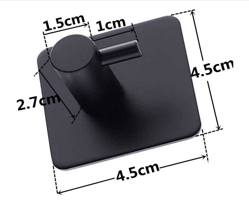 Wieszaki na ręczniki samoprzylepne (6 sztuk) Nr.755