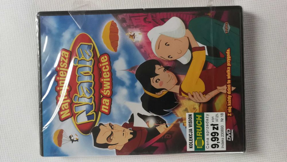 Najfajniejsza Niania na Świecie bajka DVD nowe folia