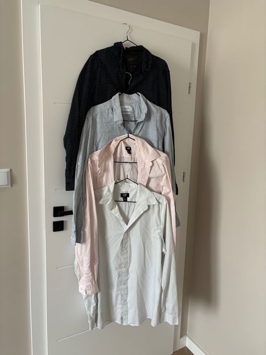 4 koszule męskie Diverse H&M Reserved