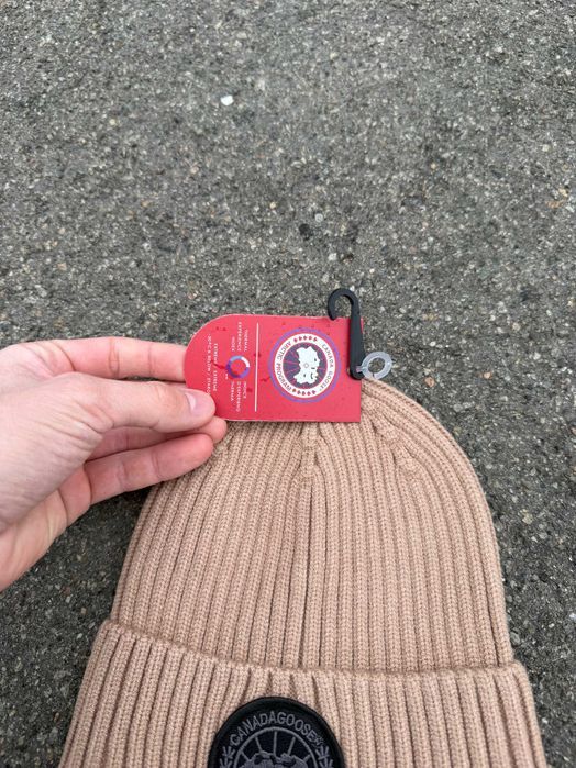 Шапка Canada Goose | Зимова шапка Канадський Гусь