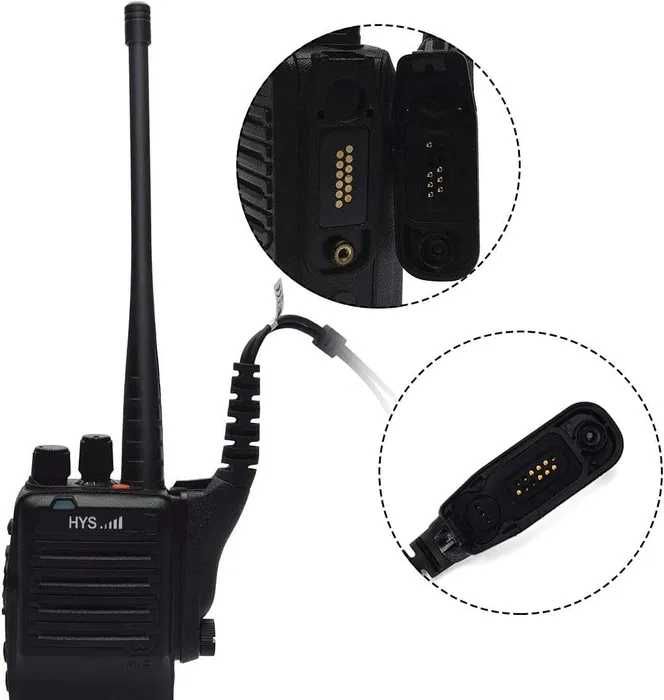 Mikrofon słuchawkowy do radiotelefonu PTT Earmold do Motorola