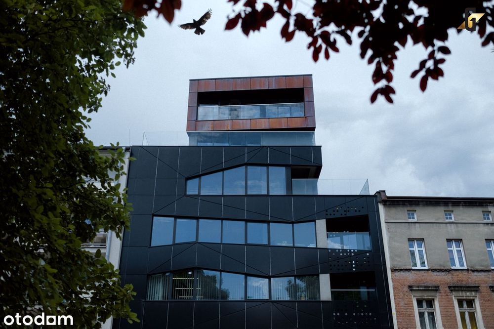 Biurowiec klasy A z projektem 9 mieszkań – ul. Mikołowska, Katowice
