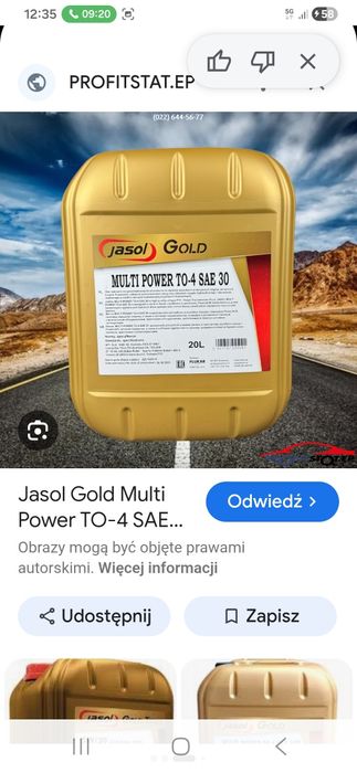 Sprzedam olej hydrauliczny
