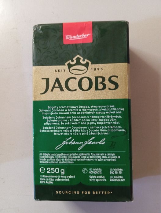 Jacobs Kronung kawa mielona 250g 5 szt